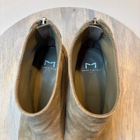 Marc Fisher Women's Teona Brown Suede Pointy Toe Ankle Boots Booties US Size 8.5 - Picture 8 of 10